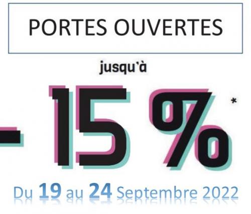 PORTES OUVERTES DU 19 AU 24 SEPTEMBRE 2022